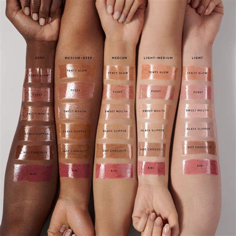 fenty lip gloss shades.